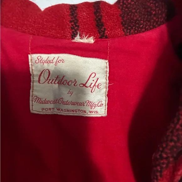 Men’s vintage wool mackinaw hunting jacket - Picture 2 of 3